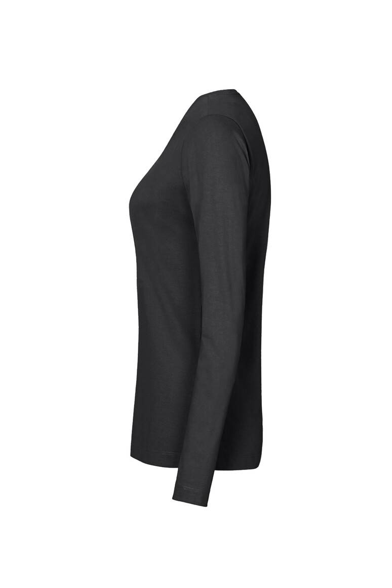 HAKRO Damen Longsleeve MIKRALINAR® karbongrau, 2XL