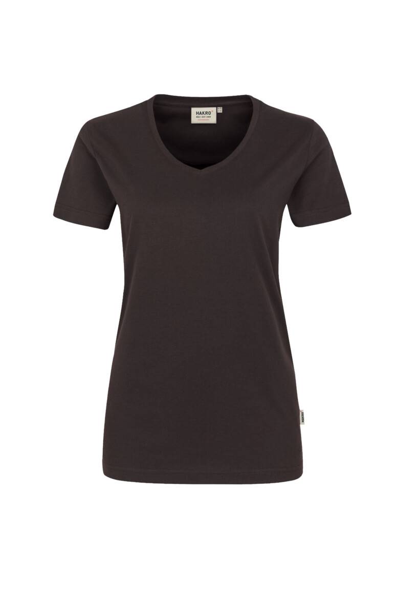 Hakro Women-V-Shirt Performance 181-22 schokolade Größe 5XL