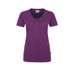 Hakro Women-V-Shirt Performance 181-118 aubergine Größe XS