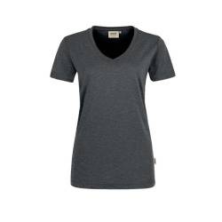 Hakro Women-V-Shirt Performance 181-328 anthrazit-meliert Größe XS