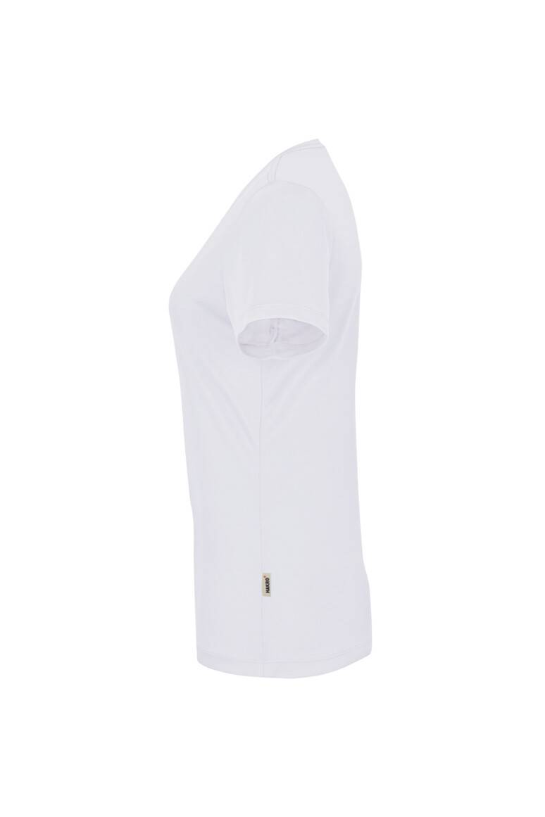HAKRO Damen V-Shirt COOLMAX® weiß, S