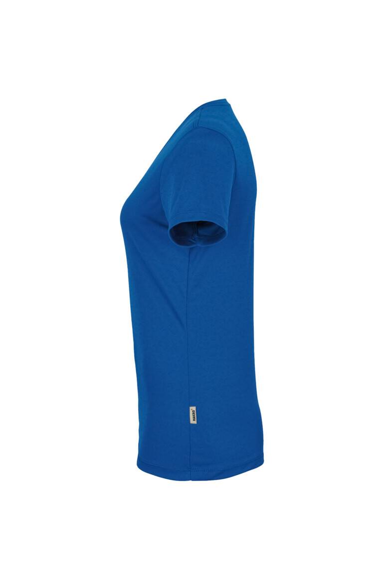 HAKRO Damen V-Shirt COOLMAX® royalblau, XL