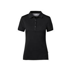 Hakro Damen-Poloshirt Cotton-Tec 214-05 schwarz Gr. S