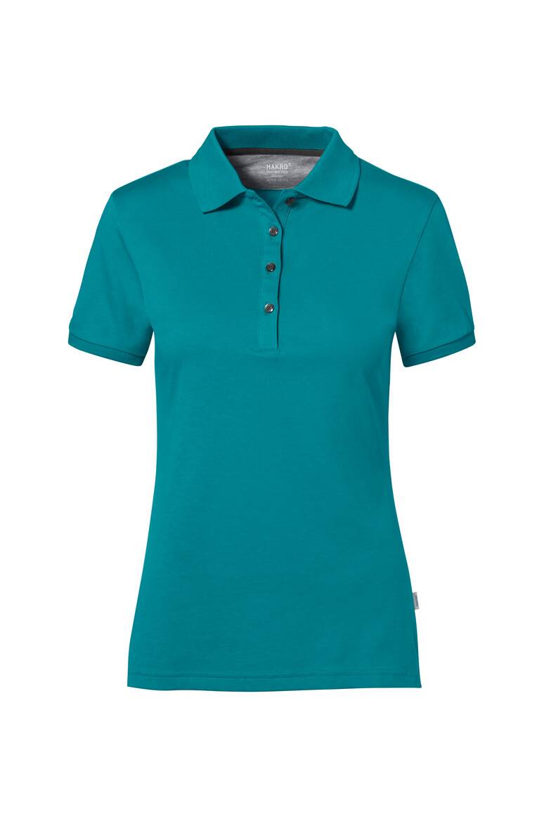 Hakro Damen-Poloshirt Cotton-Tec 214-12 smaragd Gr. S