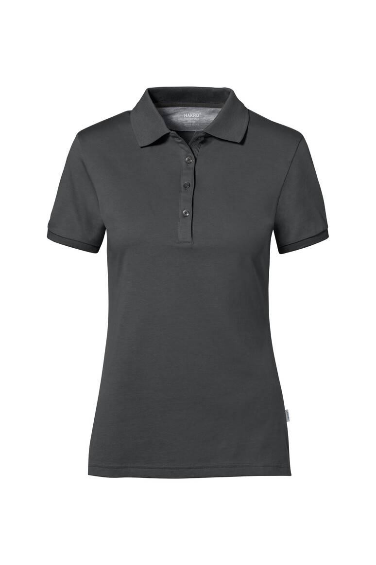 Hakro Damen-Poloshirt Cotton-Tec 214-28 anthrazit Gr. 2XL