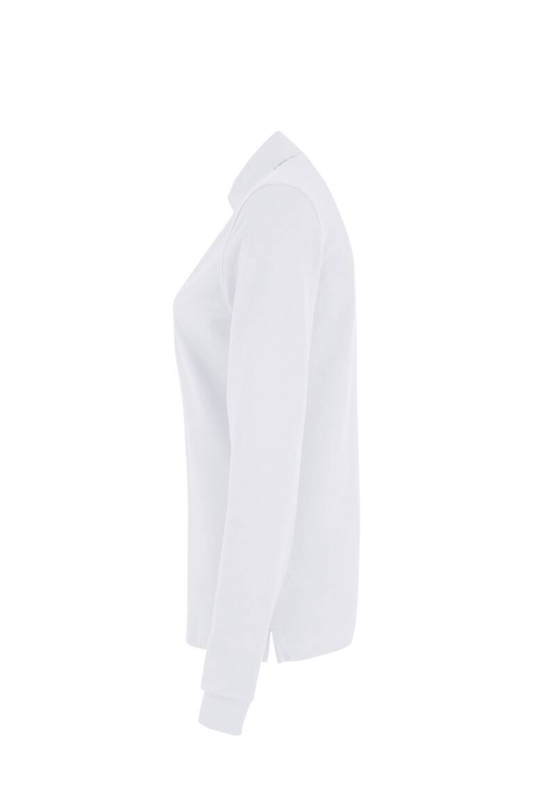 HAKRO Damen Longsleeve-Poloshirt MIKRALINAR® weiß, 2XL