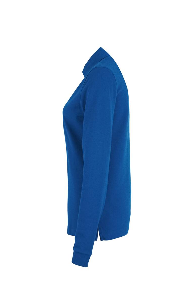 HAKRO Damen Longsleeve-Poloshirt MIKRALINAR® royalblau, 2XL