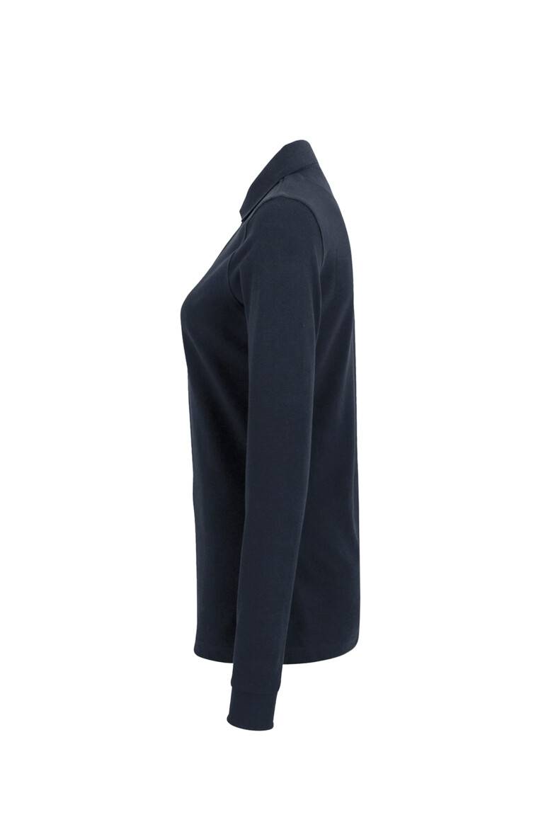 HAKRO Damen Longsleeve-Poloshirt MIKRALINAR® tinte, L