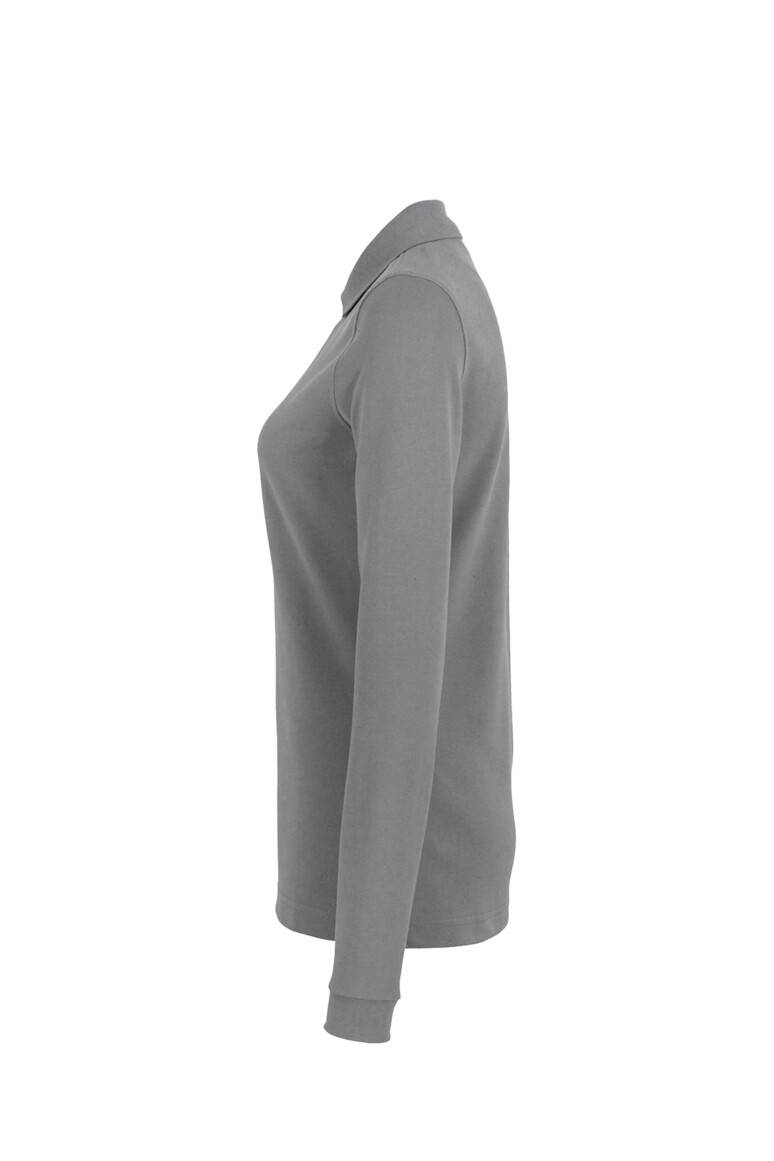 HAKRO Damen Longsleeve-Poloshirt MIKRALINAR® titan, 2XL