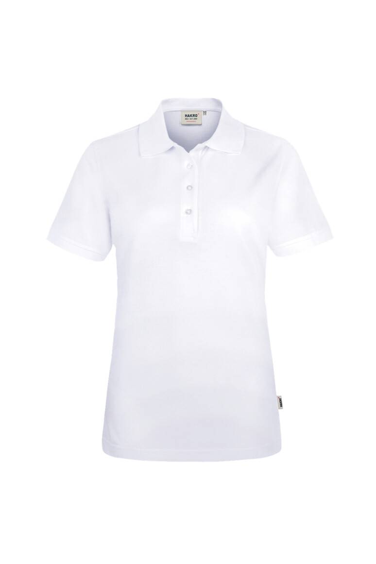 Damen-Polo Performance weiß 216 Größe 4XL