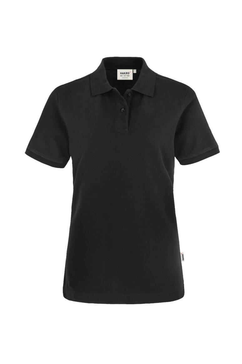 HAKRO Damen Poloshirt Top schwarz, 4XL