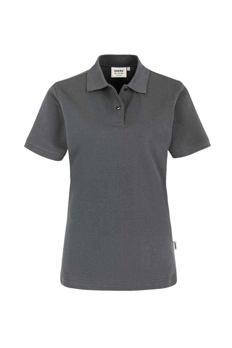 HAKRO Damen Poloshirt Top graphit, 2XL