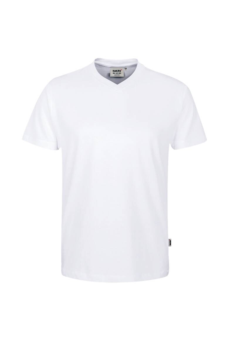 HAKRO V-Shirt Classic weiß, XL
