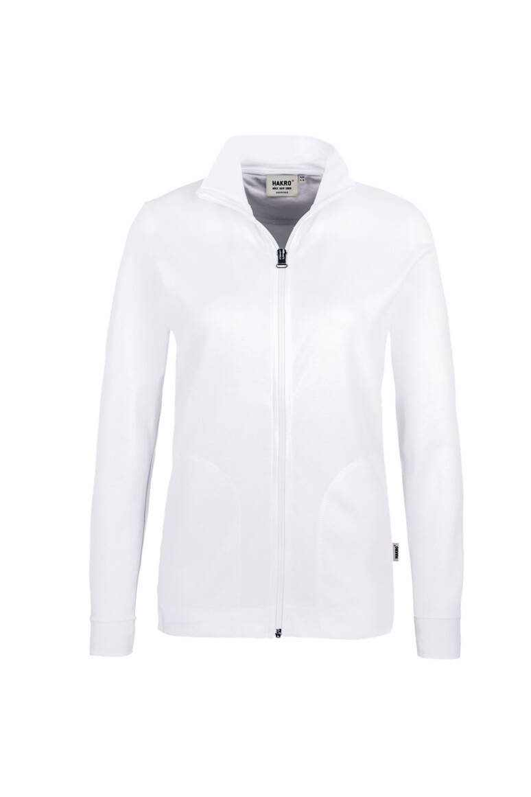 HAKRO Damen Interlockjacke weiß, S