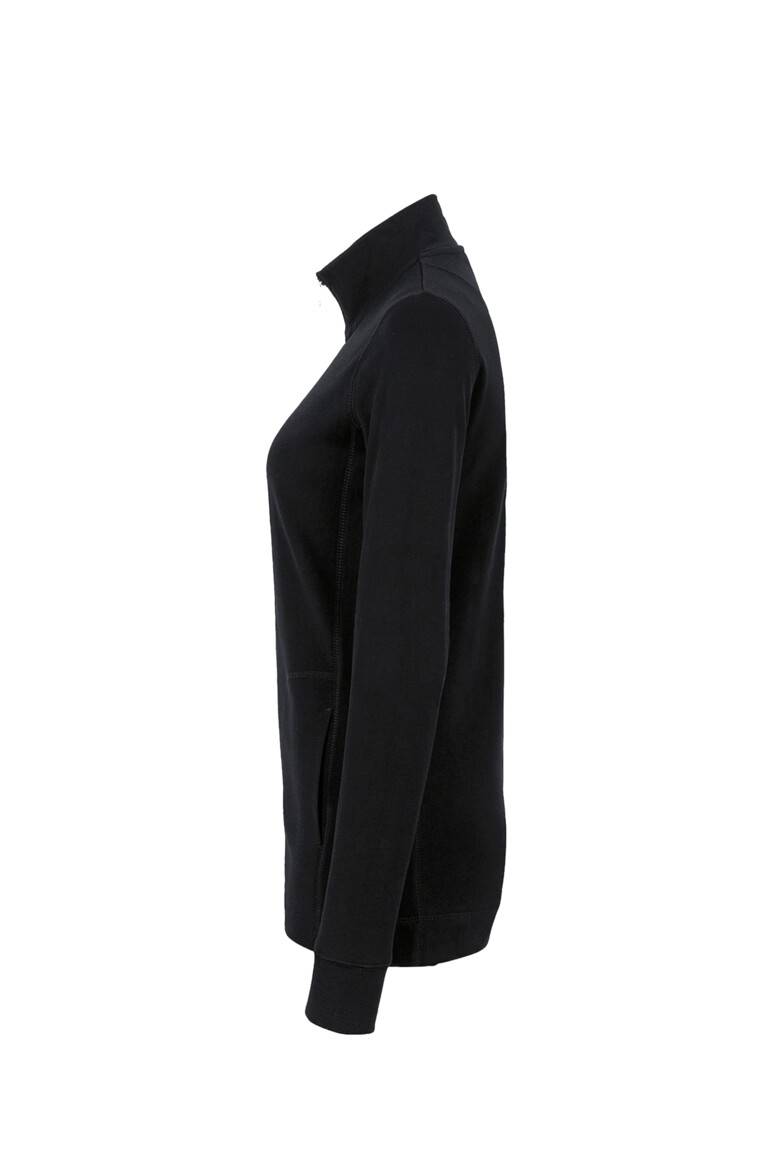HAKRO Damen Interlockjacke schwarz, 3XL