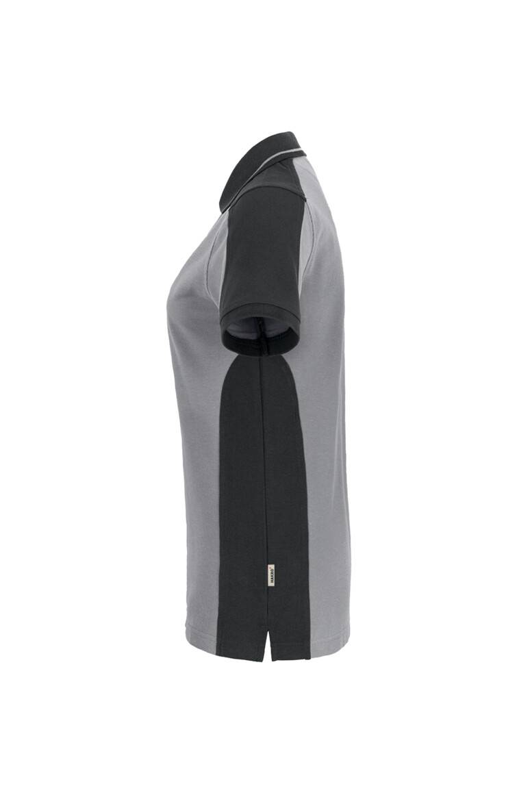 HAKRO Damen Poloshirt Contrast MIKRALINAR® titan/anthrazit, M