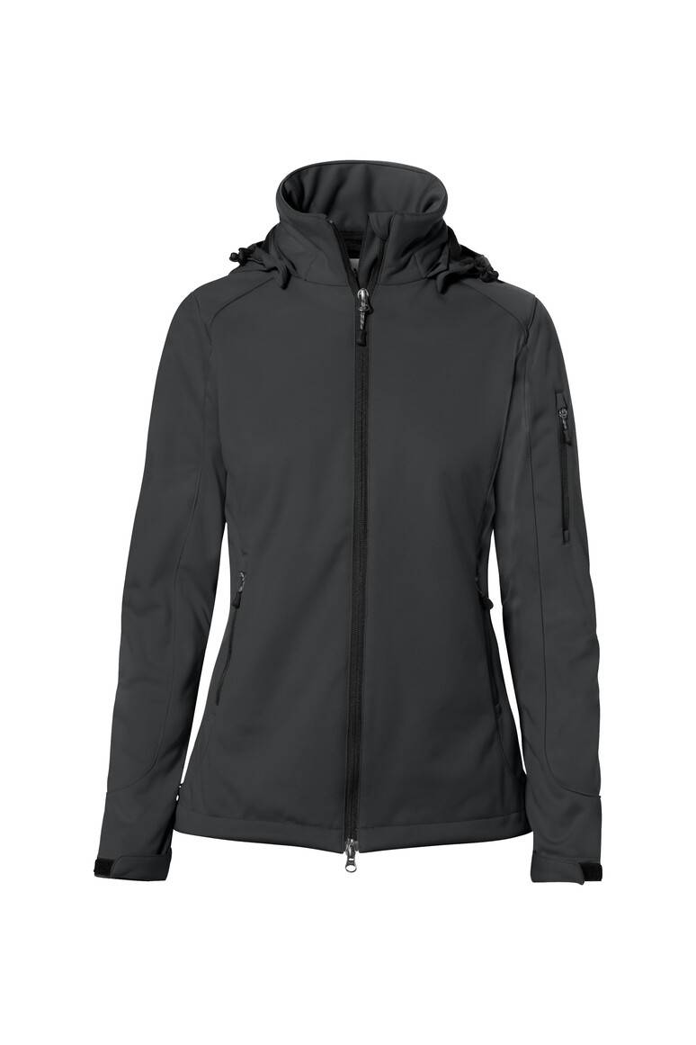 HAKRO Damen Softshelljacke Alberta anthrazit, 4XL