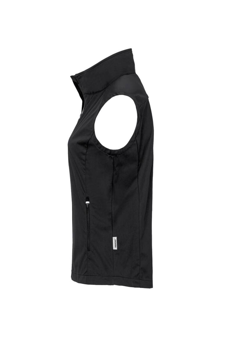 HAKRO Damen Light-Softshellweste Sarina schwarz, XS
