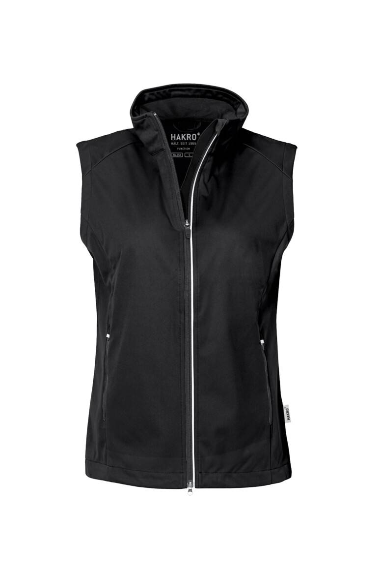 HAKRO Damen Light-Softshellweste Sarina schwarz, 2XL