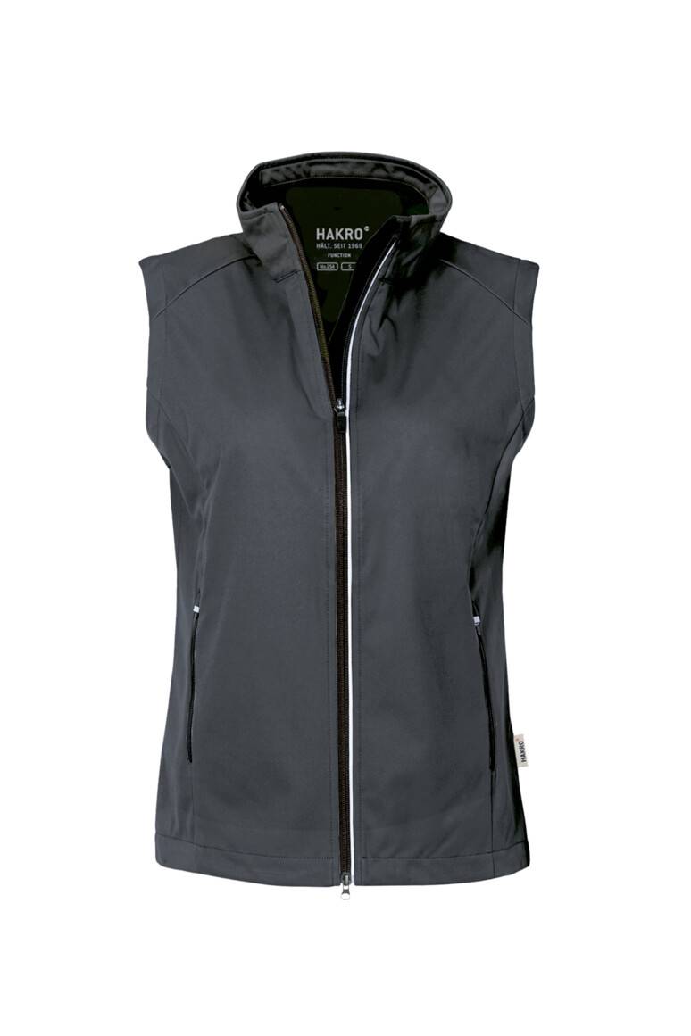 HAKRO Damen Light-Softshellweste Sarina anthrazit, S