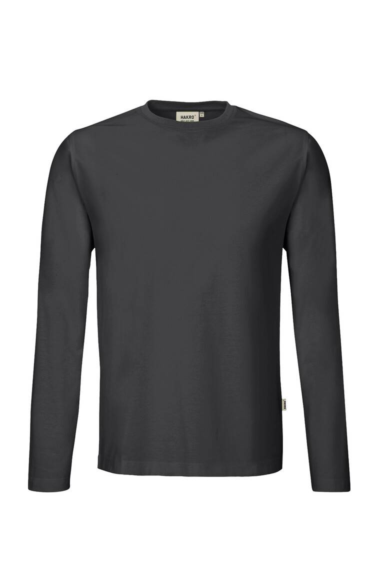 HAKRO Longsleeve MIKRALINAR® karbongrau, M