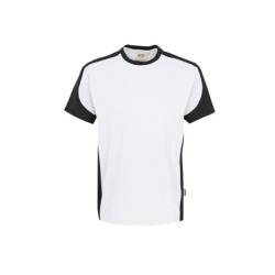 Hakro T-Shirt Contrast Performance 290-01 weiß/anthrazit Gr. XS
