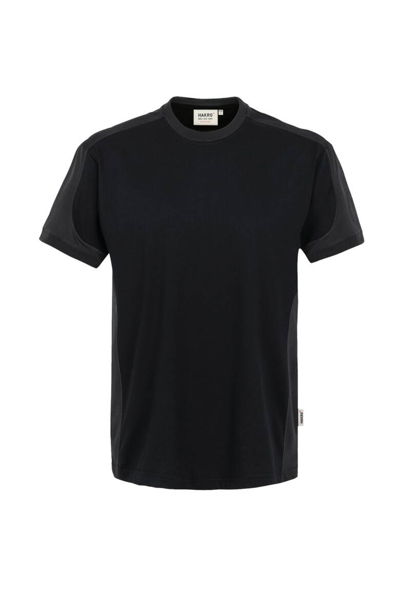Hakro T-Shirt Contrast Performance 290-05 schwarz/anthrazit Gr. S
