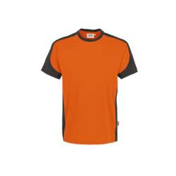 Hakro T-Shirt Contrast Performance 290-27 orange/anthrazit Gr. XS