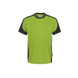 Hakro T-Shirt Contrast Performance 290-40 kiwi/anthrazit Gr. XS