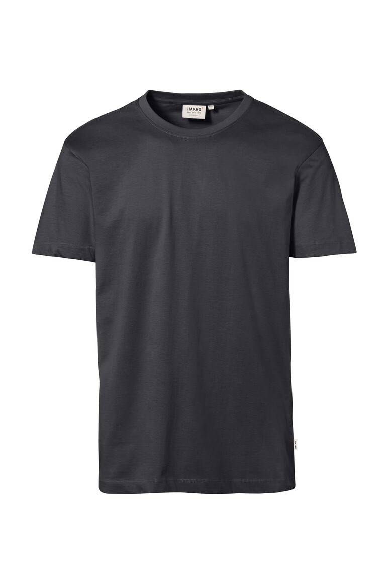 HAKRO T-Shirt Classic karbongrau, S