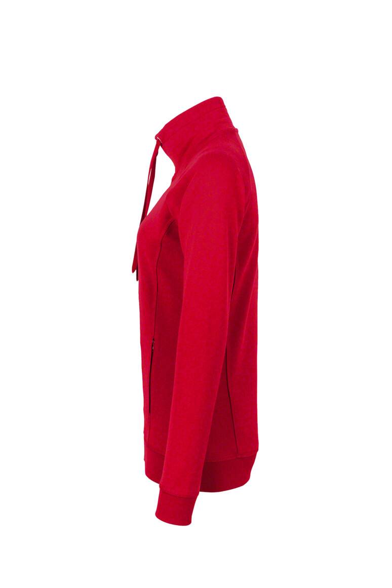 HAKRO Damen Sweatjacke College rot, XS