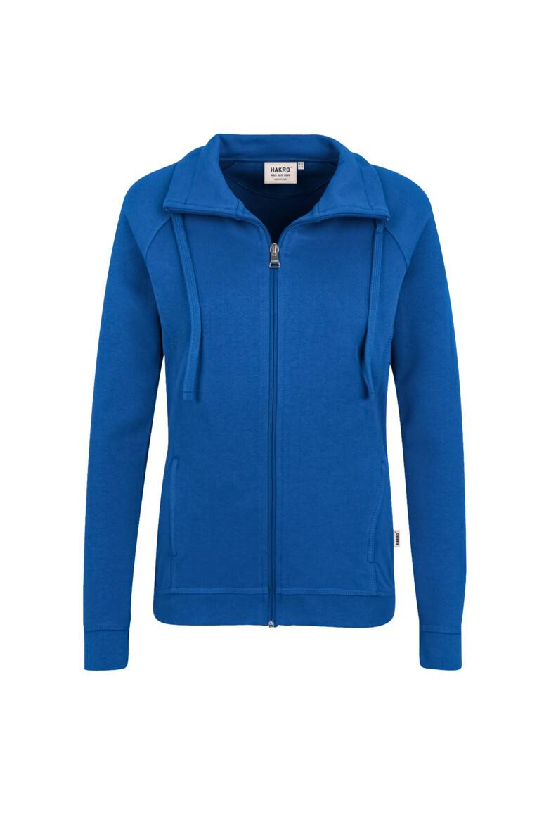 HAKRO Damen Sweatjacke College royalblau, M