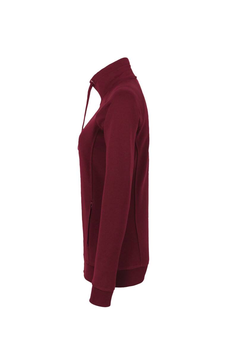 HAKRO Damen Sweatjacke College weinrot, L