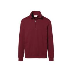Hakro Zip-Sweatshirt Premium 451-17 weinrot Gr. XS