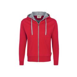 Hakro Kapuzen-Jacke Bonded 455 Rot Gr. XS