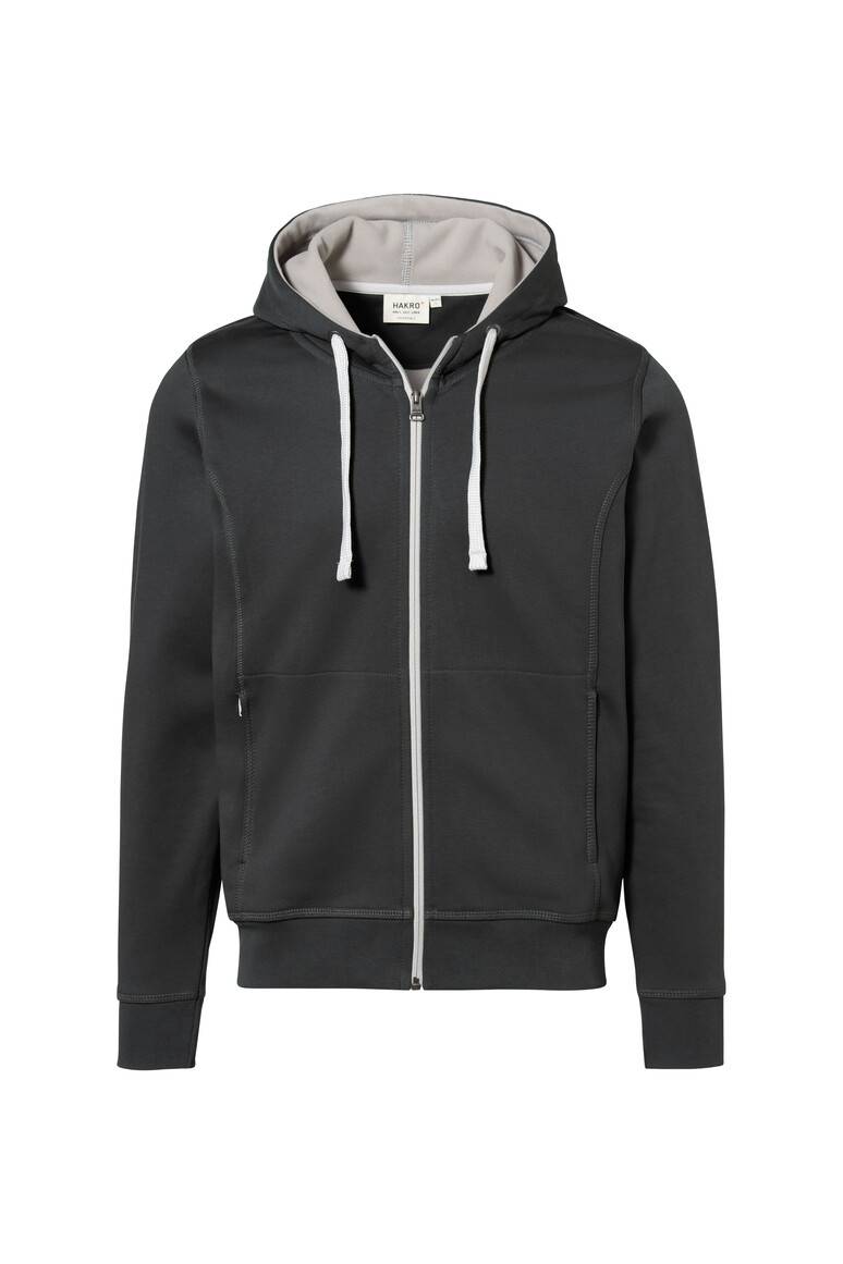 Hakro Kapuzen-Jacke Bonded 455 Anthrazit Gr. XL