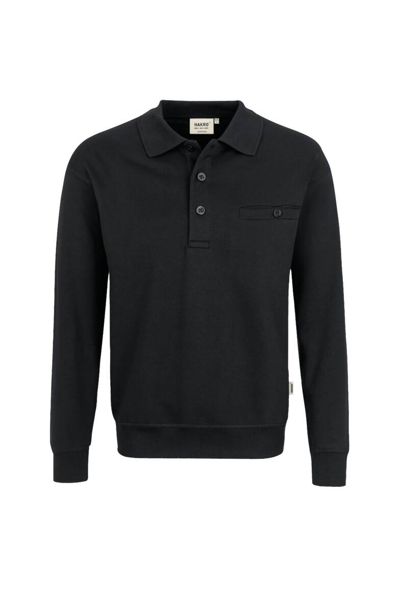 HAKRO Pocket-Sweatshirt Premium schwarz, XL