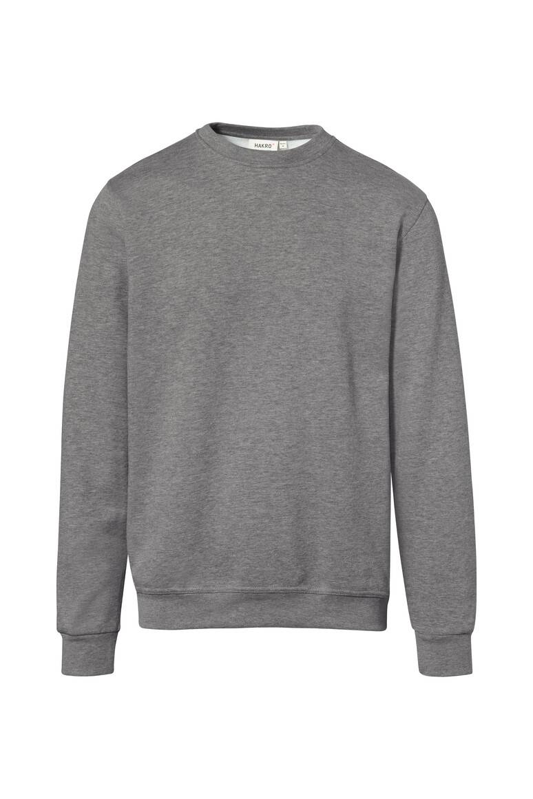 HAKRO Sweatshirt Premium grau meliert, XL