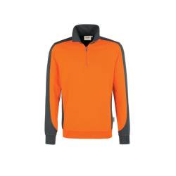 Hakro Zip-Sweatshirt Contrast Performance 476 Orange Gr. XS