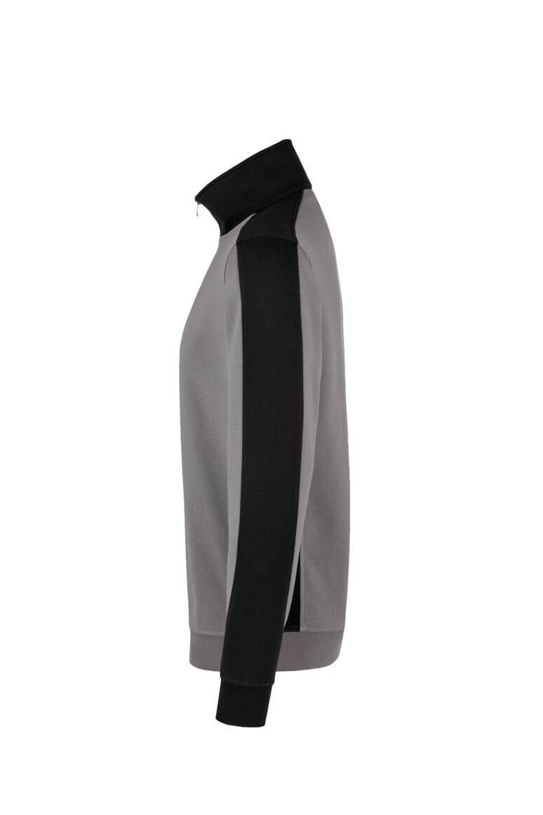 Hakro Zip-Sweatshirt Contrast Performance 476 Titan Gr. M