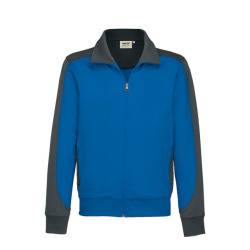 Hakro Sweatjacke Contrast Performance 477-10 Royalblau Gr. S