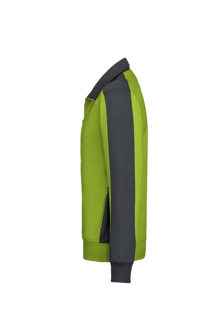 Hakro Sweatjacke Contrast Performance 477-40 Kiwi Gr. 5XL