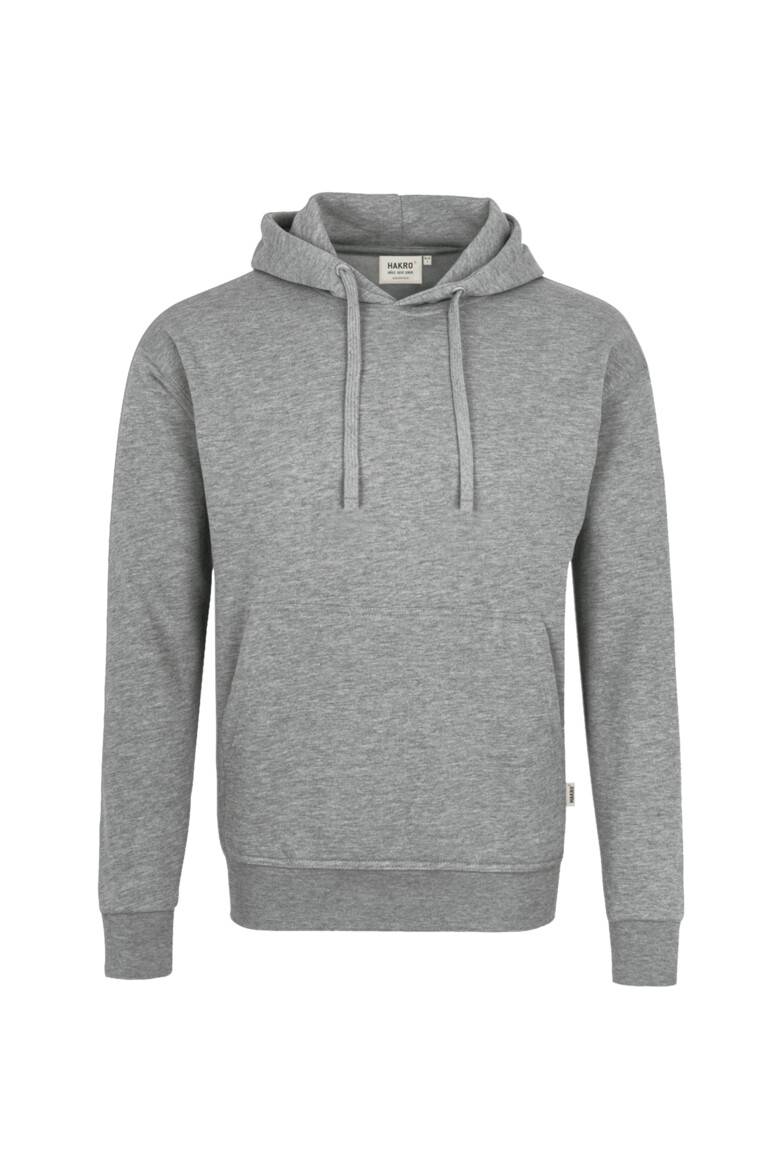 HAKRO Kapuzen-Sweatshirt Premium grau meliert, M