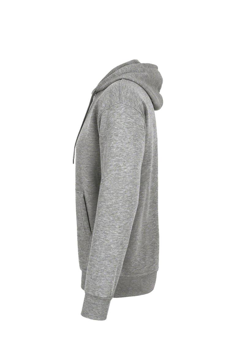 HAKRO Kapuzen-Sweatshirt Premium grau meliert, M