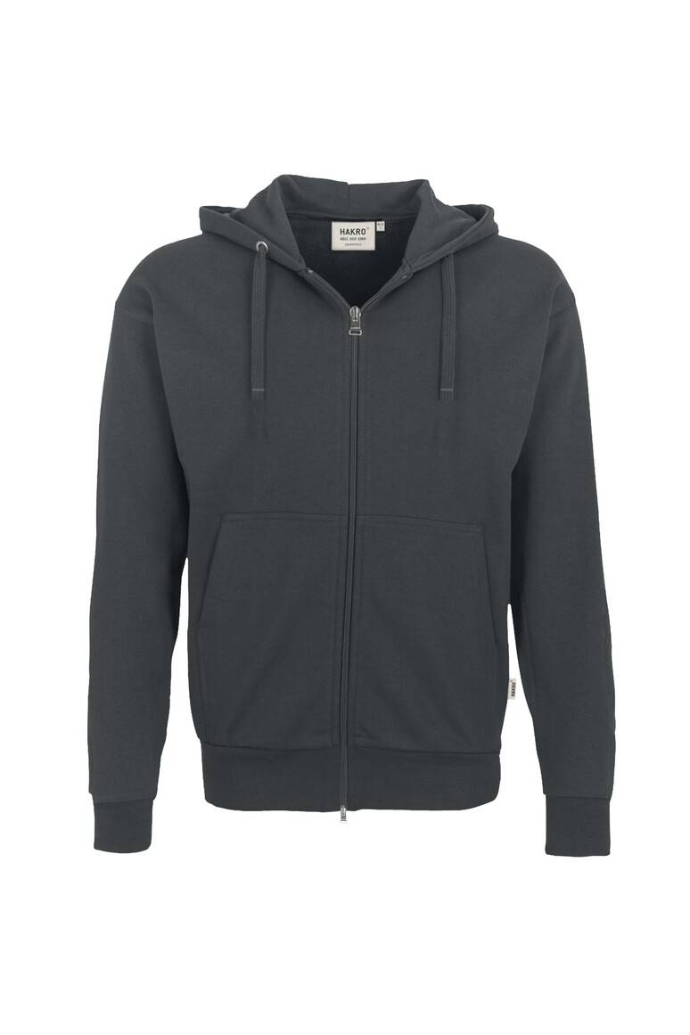HAKRO Kapuzen-Sweatjacke Premium anthrazit, 2XS