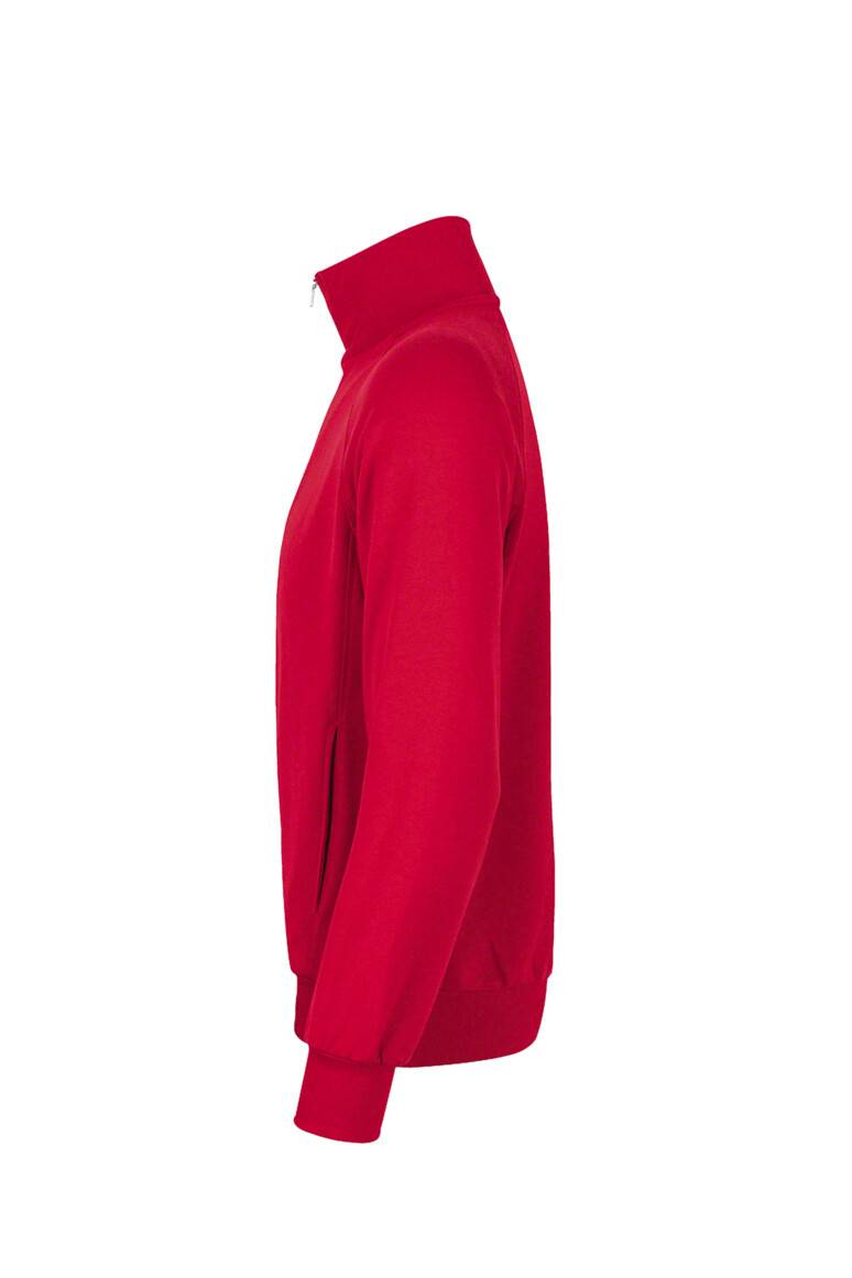 HAKRO Sweatjacke College rot, XL