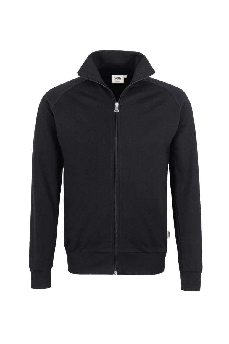 HAKRO Sweatjacke College schwarz, M