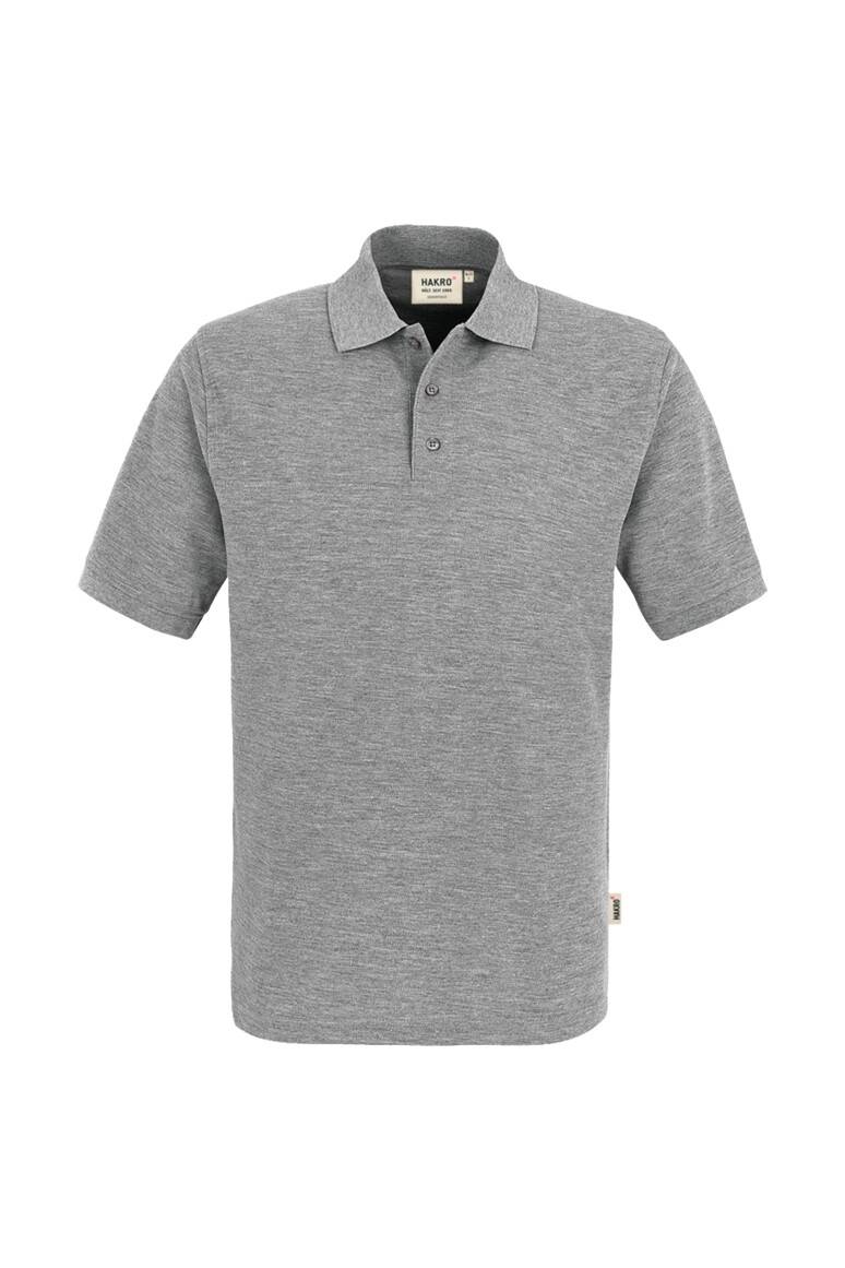HAKRO Poloshirt Top grau meliert, L