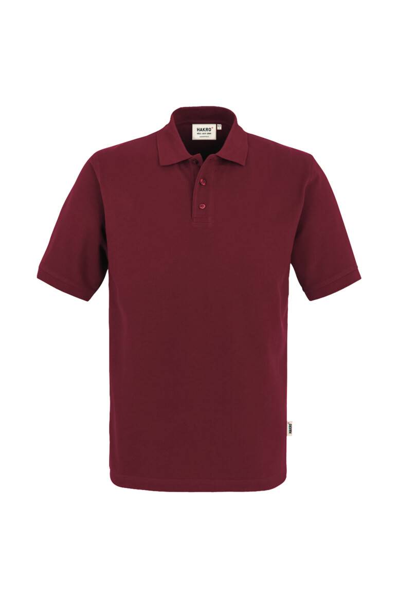 HAKRO Poloshirt Top weinrot, XS