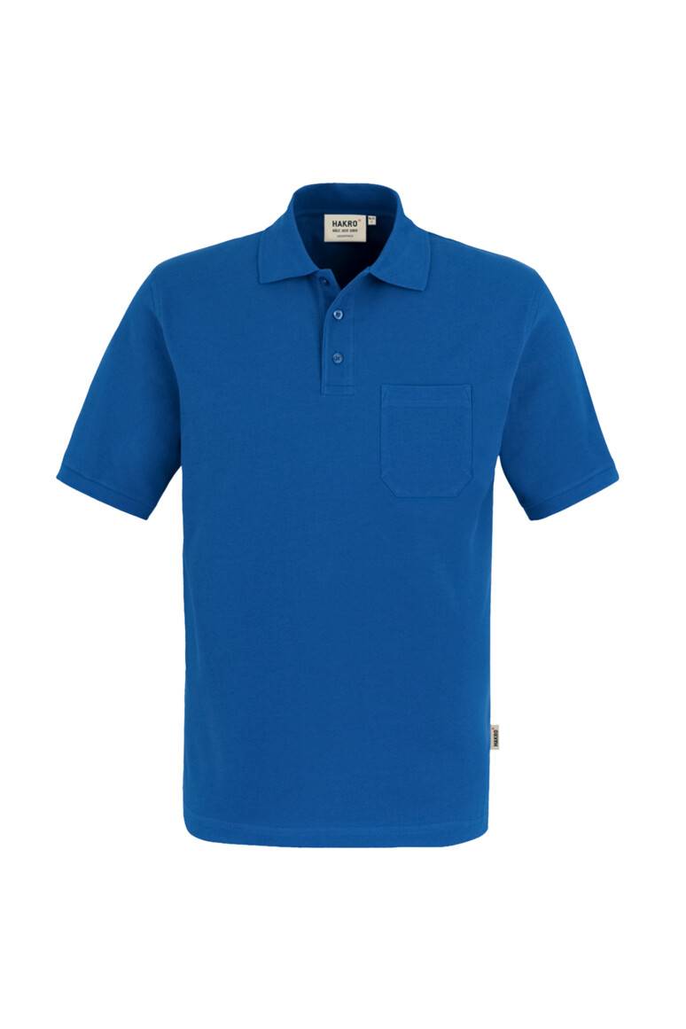 HAKRO Pocket-Poloshirt Top royalblau, S